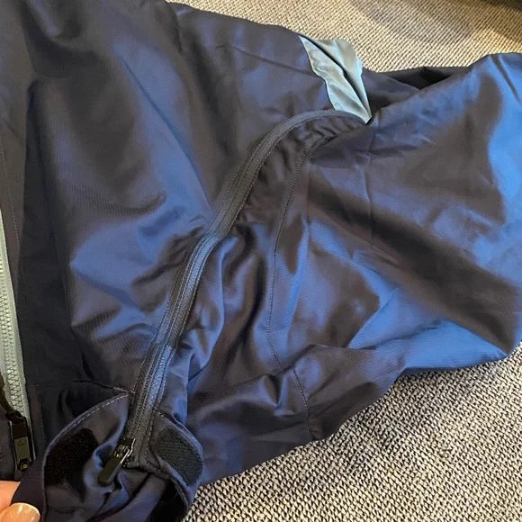 Pearl iZUMi Cycling Jacket Men's Navy & Light Gray Windbreaker sz XL Lightweight - Picture 10 of 10